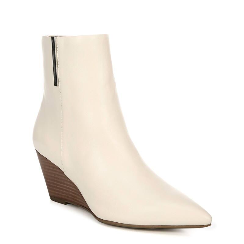 Franco Sarto Women's Athens Wedge Booties (Milk Leather)