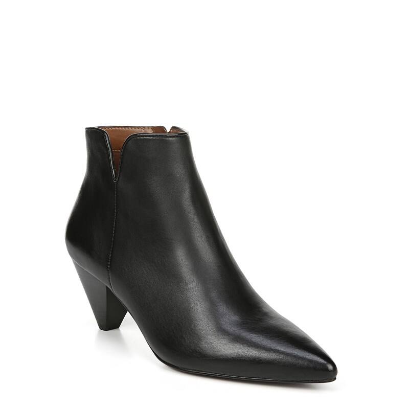Franco Sarto Women's Dare 2 Booties (Black Leather)