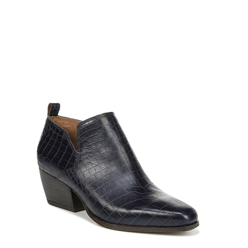 Franco Sarto Women's Dingo 2 Booties (Navy Crocco Print Leather)
