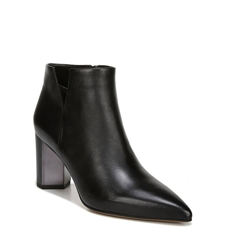 Franco Sarto Women's Nest Booties (Black Leather)