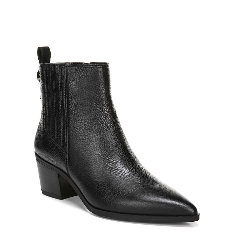 Franco Sarto Shay Booties (Black Leather)