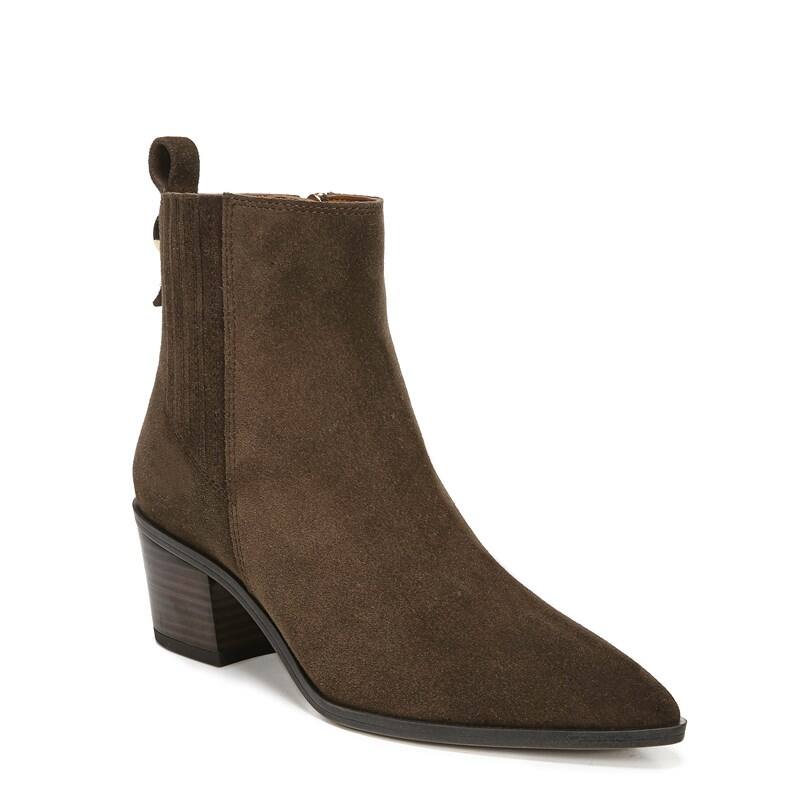 Franco Sarto Shay Booties (Dark Hickory Suede)