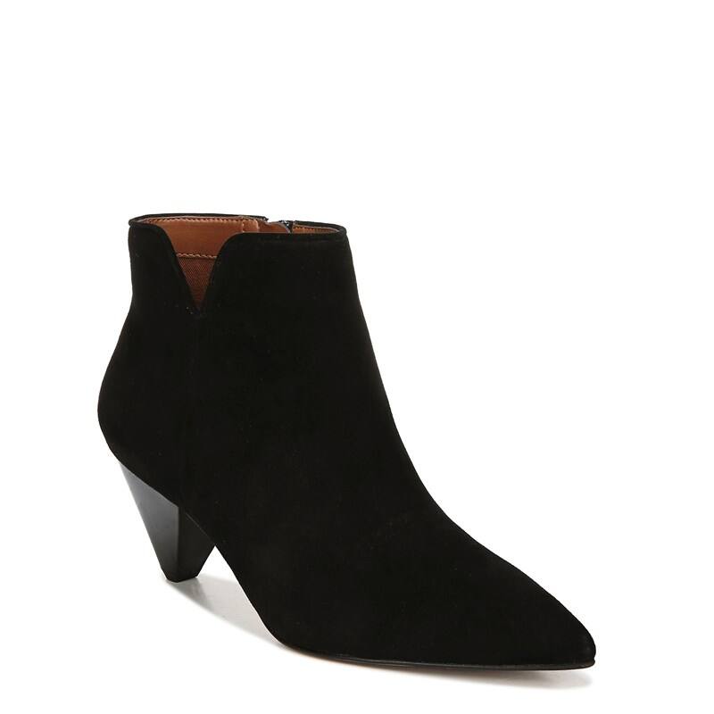 Franco Sarto Women's Dare 2 Booties (Black Suede)
