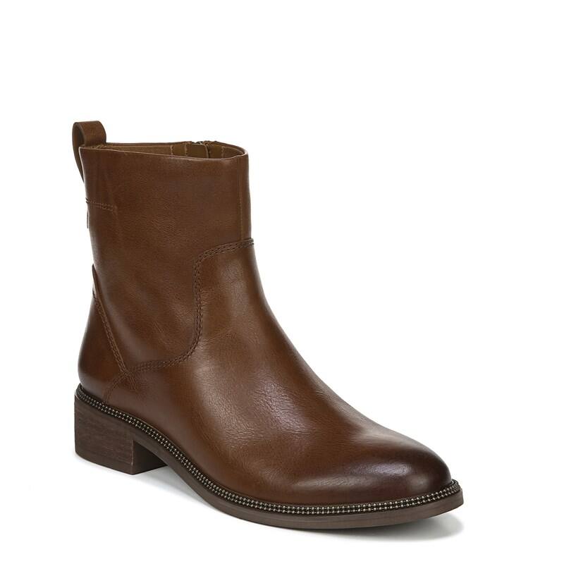 Franco Sarto Brindle Booties (Cognac Leather)