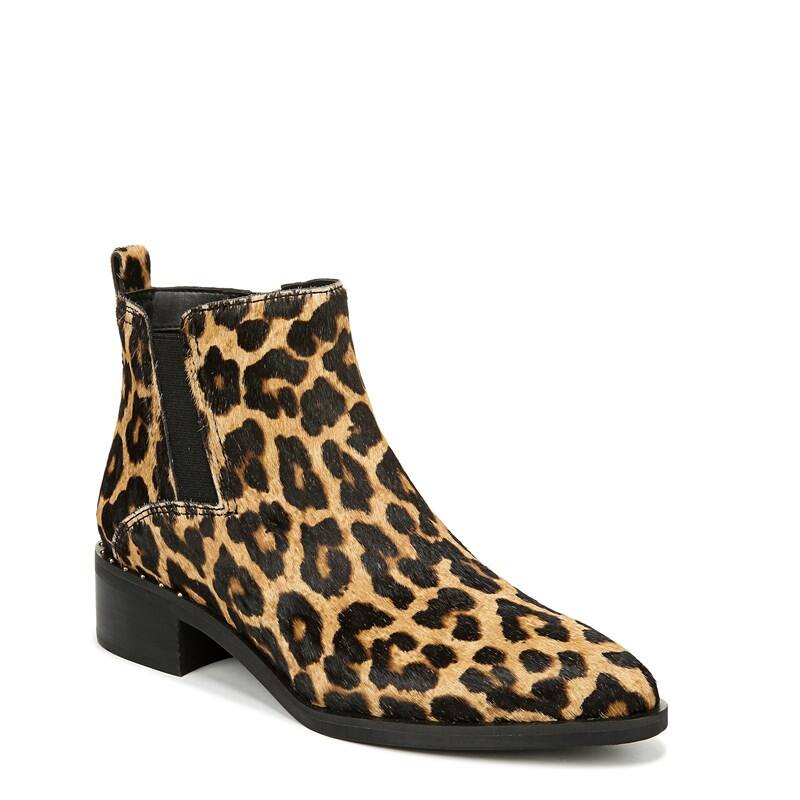 Franco Sarto Women's Domingo Booties (Leopard Print Calf Hair)