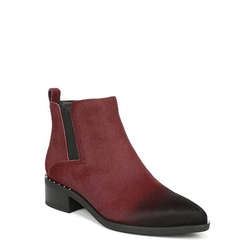 Franco Sarto Women's Domingo Booties (Wine Ombre Calf Hair)