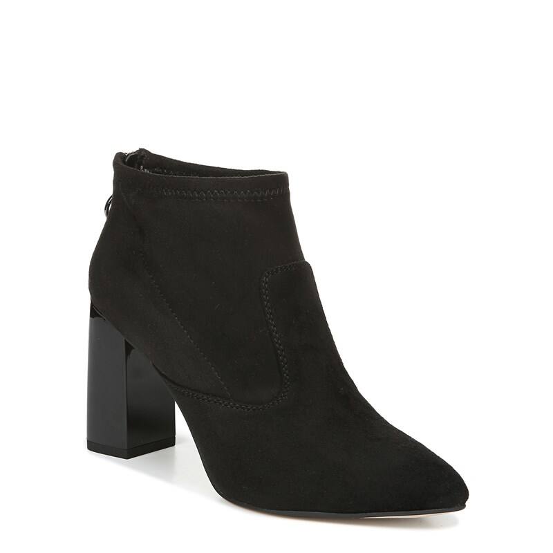 Franco Sarto Women's Kortney Booties (Black Stretch Suede )