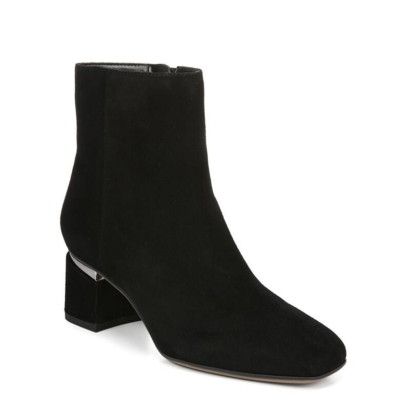 Franco Sarto Marquee Booties (Black Suede)
