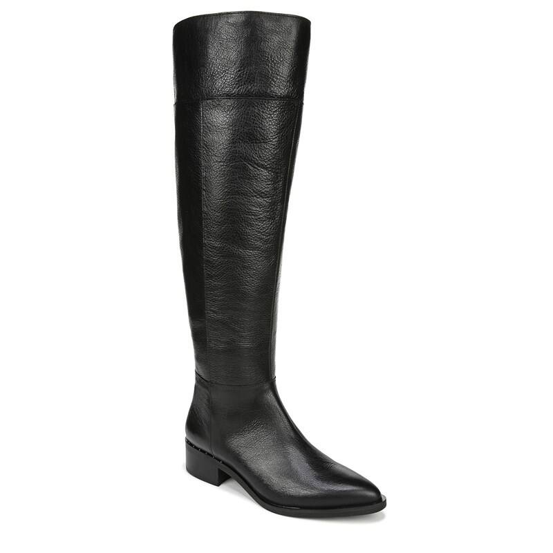 Franco Sarto Daya Wide Calf Boots (Black Leather)