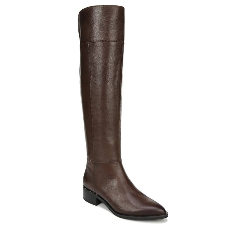 Franco Sarto Daya Wide Calf Boots (Brown Leather)