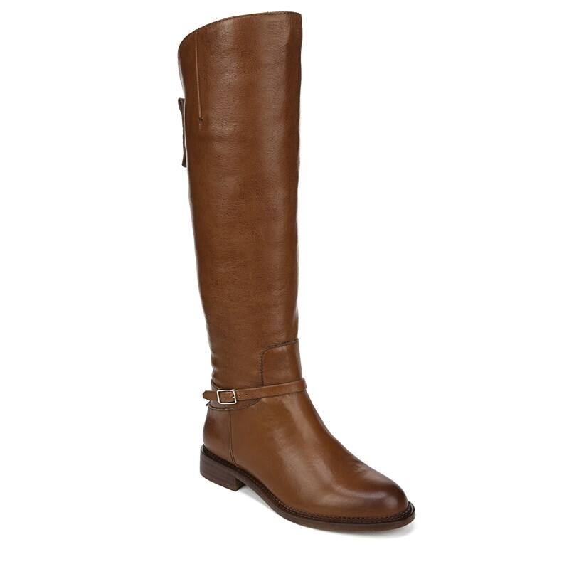 Franco Sarto Haylie Wide Calf Boots (Cognac Leather)