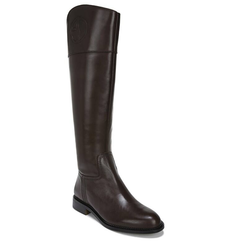 Franco Sarto Hudson Wide Calf Boots (Brown Leather)