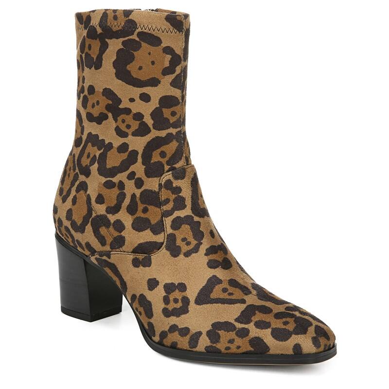 Franco Sarto Women's Indigo Boots (Leopard Fabric)