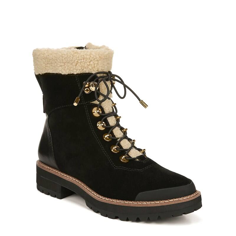 Franco Sarto Women's Rosella Boots (Black Waterproof Suede)