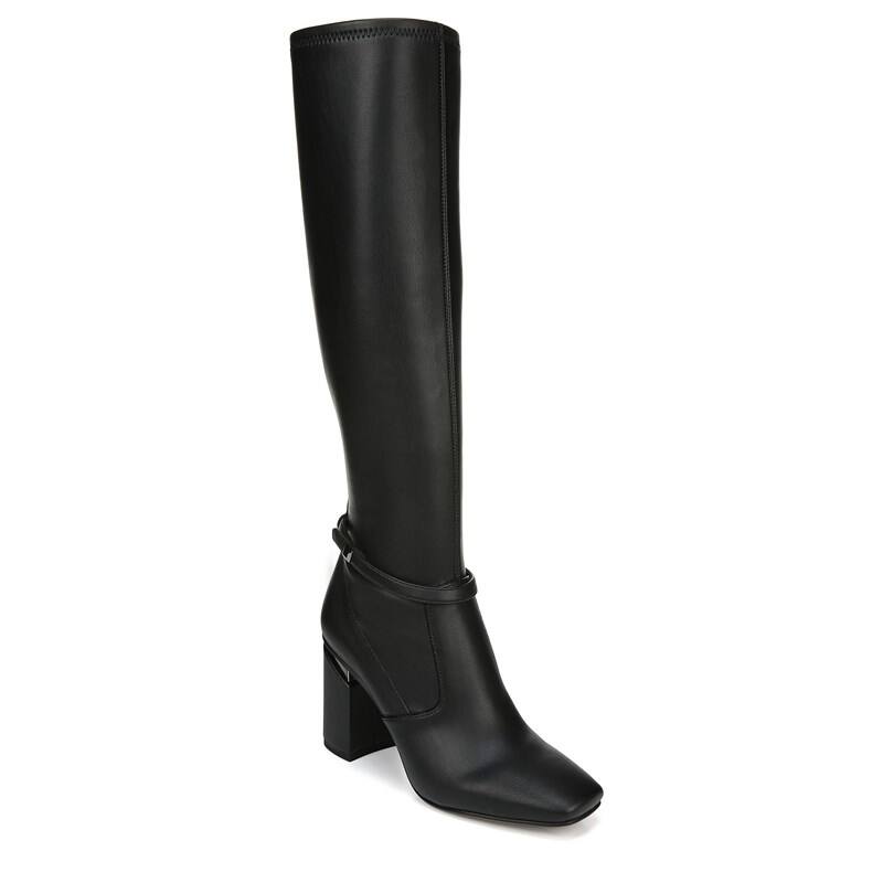 Franco Sarto Roxanne Boots (Black Faux Leather)